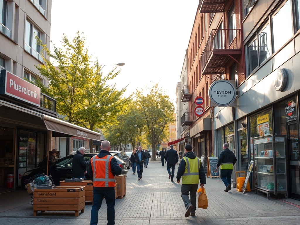 Wizualizacja nowej infrastruktury deszczowej w Katowicach, obejmującej zielone tereny i nowoczesne zbiorniki retencyjne.