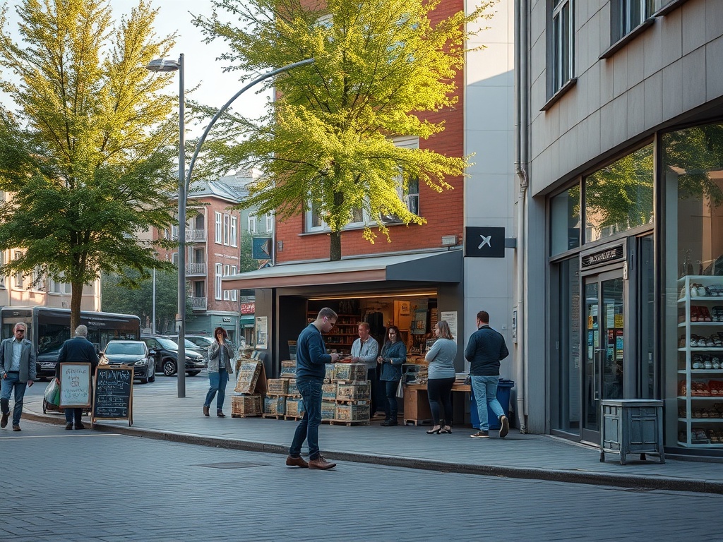 Wizualizacja nowoczesnego węzła przesiadkowego w Katowicach-Brynowie, usprawniającego ruch miejski.